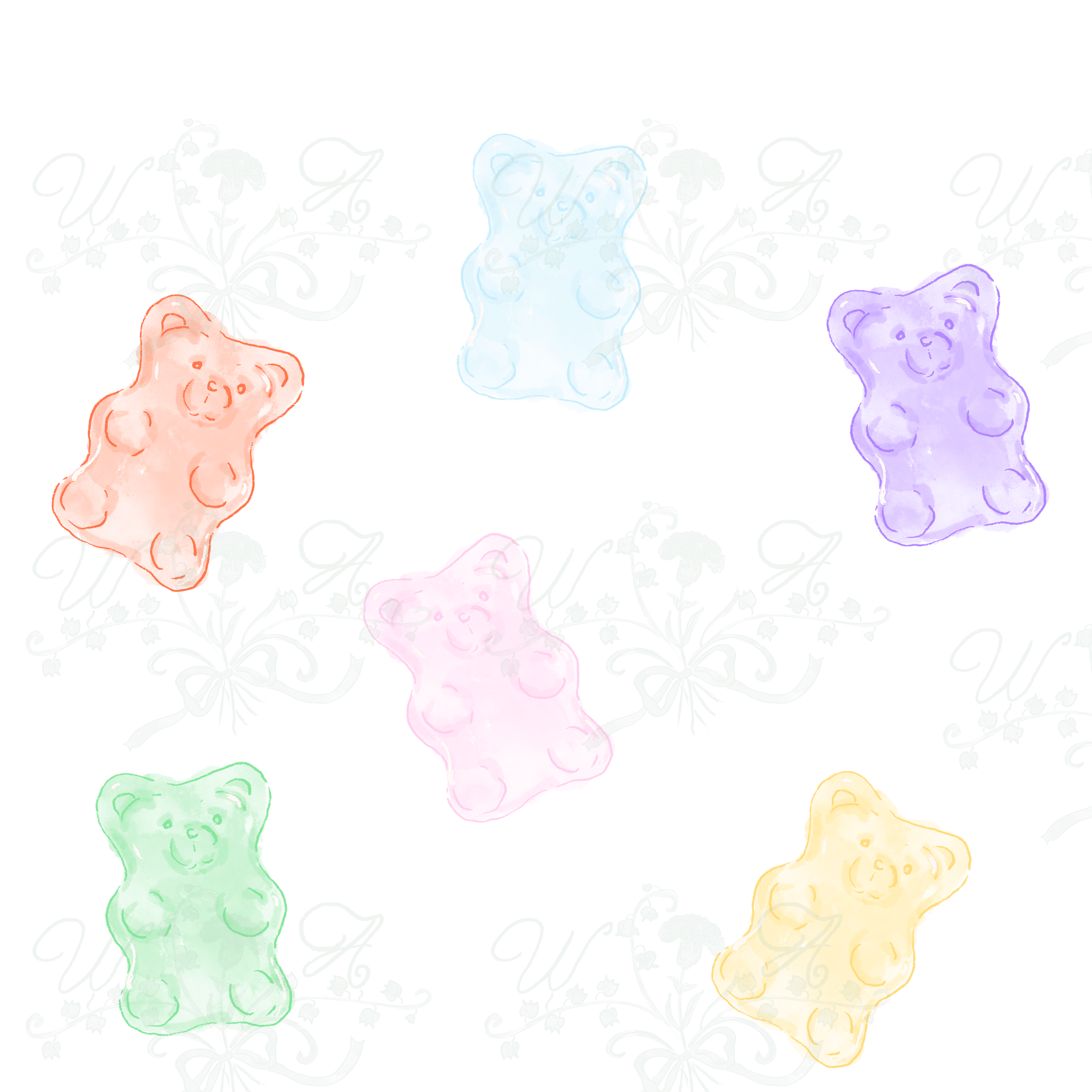 Gummy Bear Pattern — Whimsy by Angela Gummy Bear Pattern — Whimsy by Angela